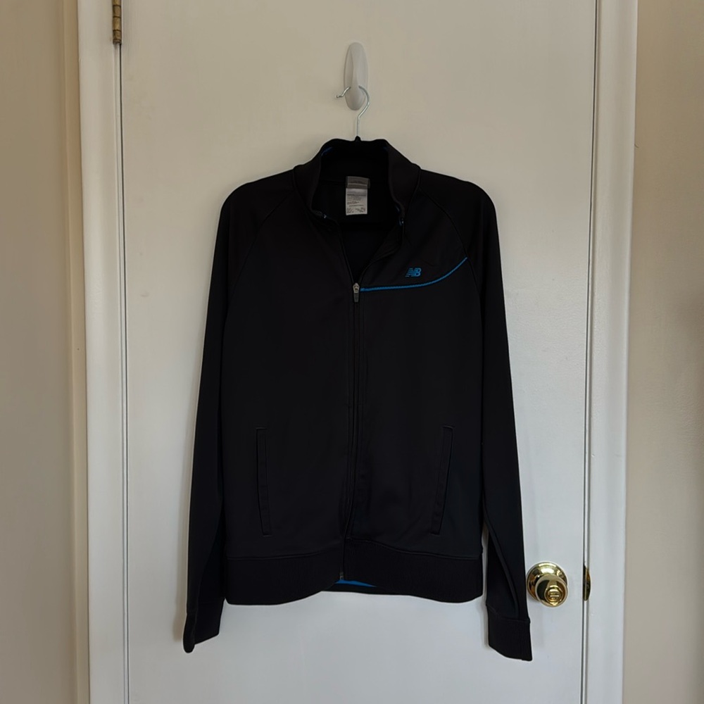 New Balance Black Full Zip Jacket L
